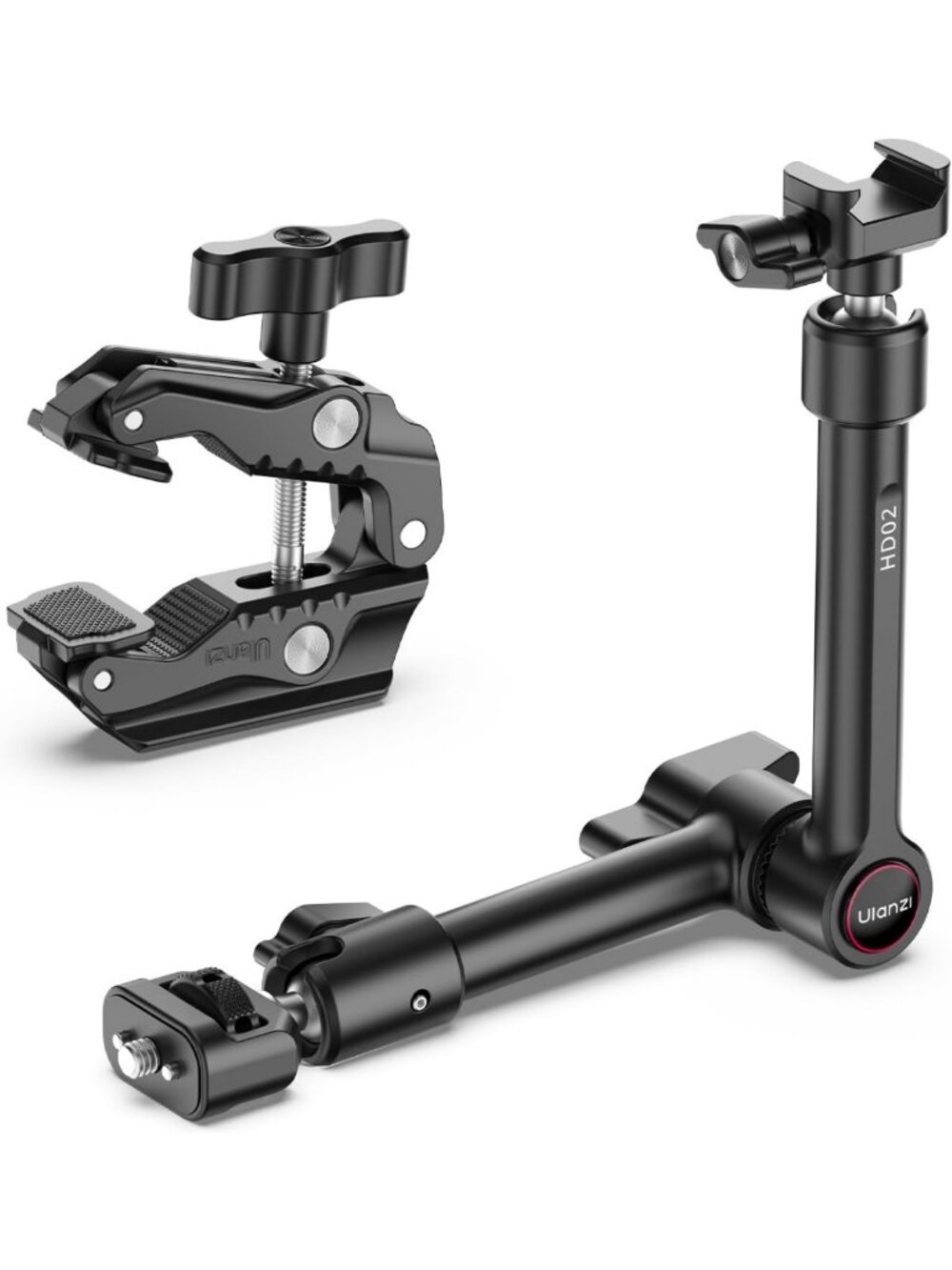 10" Camera Magic Arm Super Clamp Kit with 360° Ball Head for Photography Setup